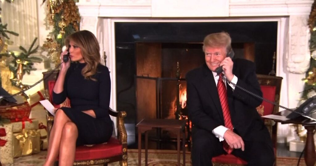 Melania Cuts off Donald Trump Mid-Speech During Christmas Eve Call