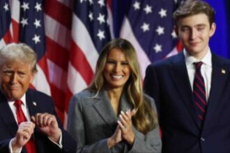 Melania Trump and Baron Trump