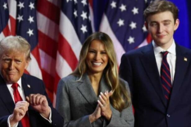 Melania Trump and Baron Trump