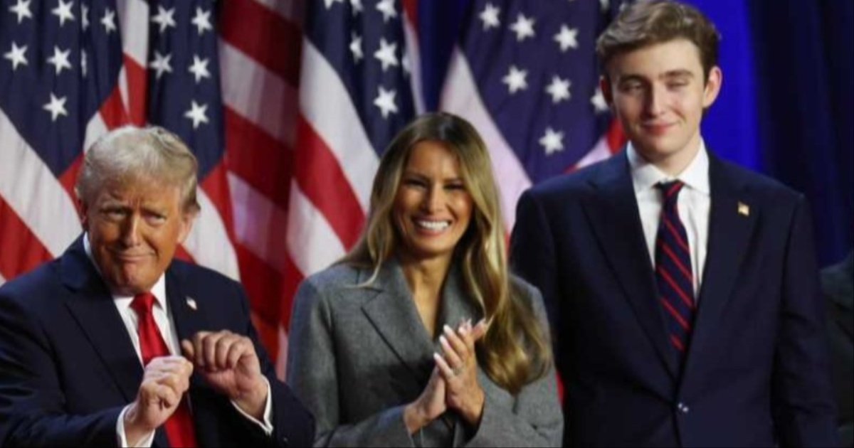 Melania Trump and Baron Trump