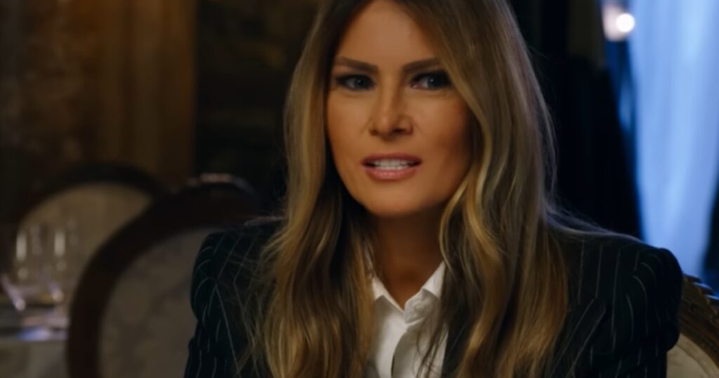 Melania Trump in a still from the trailer.
