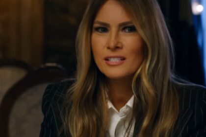Melania Trump in a still from the trailer.