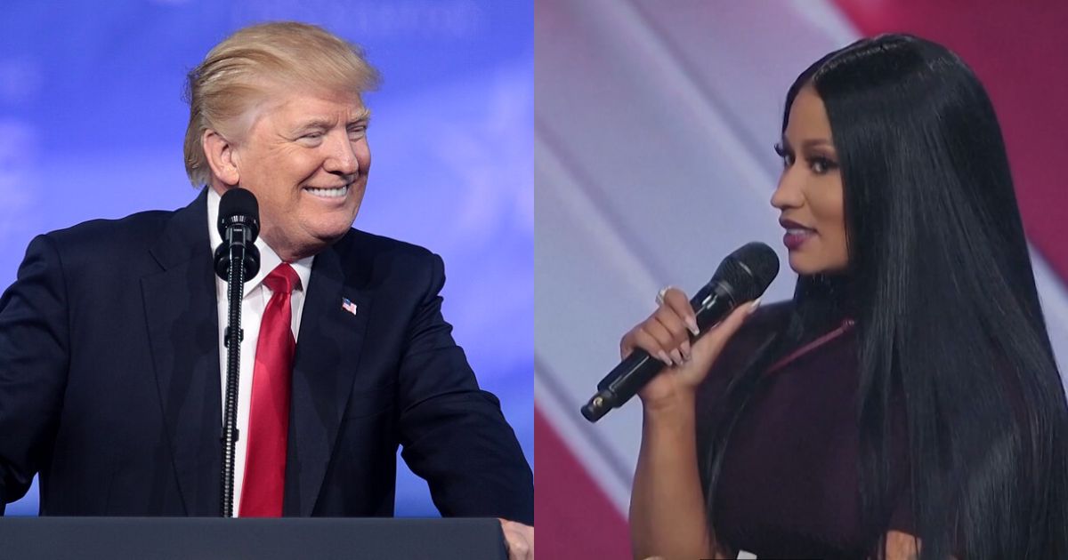 Nicki Minaj praised US president Donald Trump