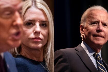 Pam Bondi attributes Joe Biden's work to Donald Trump