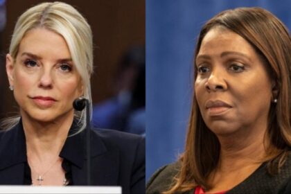 Pam Bondi and Letitia James