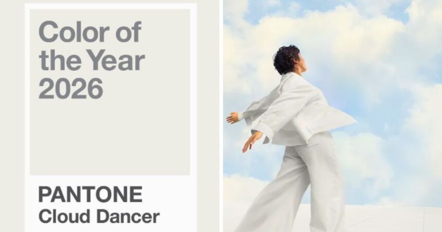 Pantone’s 2026 Color of the Year “Cloud Dancer” is being called politically tone-deaf