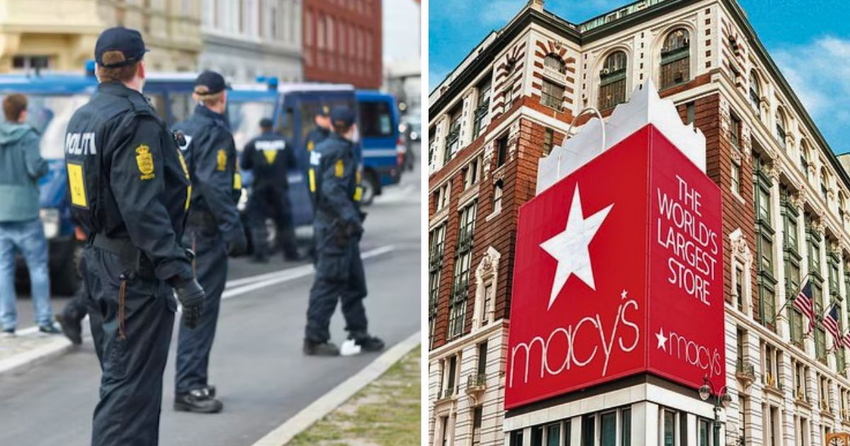 Police have secured the scene after an unprovoked stabbing inside Macy’s Herald Square during peak holiday crowds