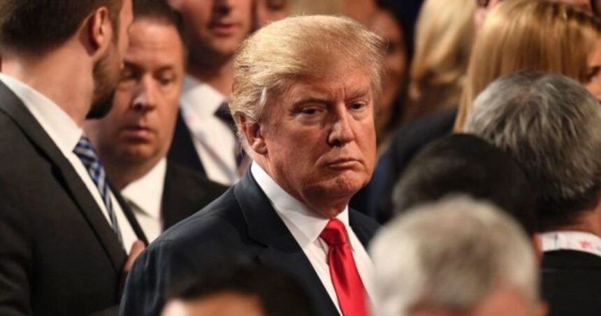 President Donald Trump launches $10 billion defamation lawsuit against BBC in a latest dispute. (@HuffPostPol- via X.com).