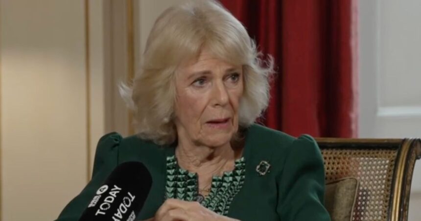 Queen Camilla recalled her assault on a train from when she was a teenager.