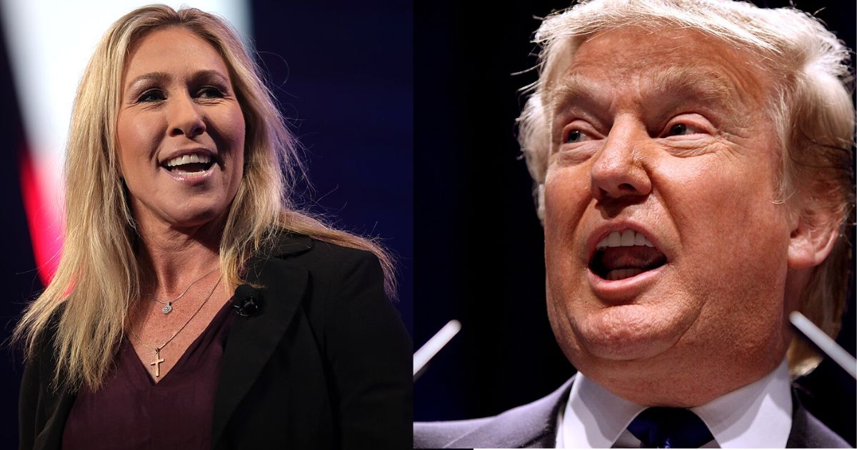 Trump and Marjorie Taylor Greene are falling out