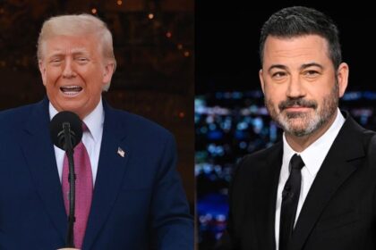 Donald Trump took a swipe at Jimmy Kimmel.