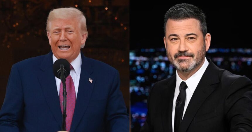 Donald Trump took a swipe at Jimmy Kimmel.