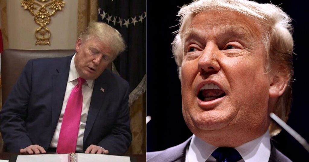 Donald Trump rants about his health