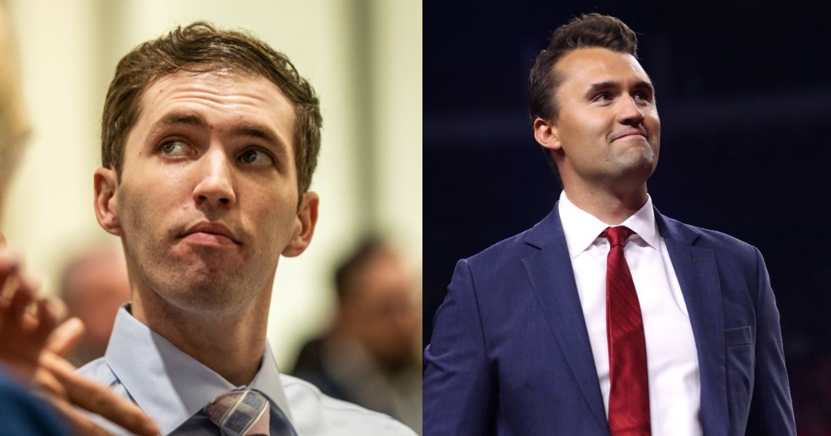 Tyler Robinson and Charlie Kirk