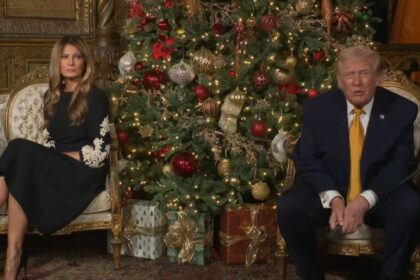 Melania and Trump's Christmas Bash
