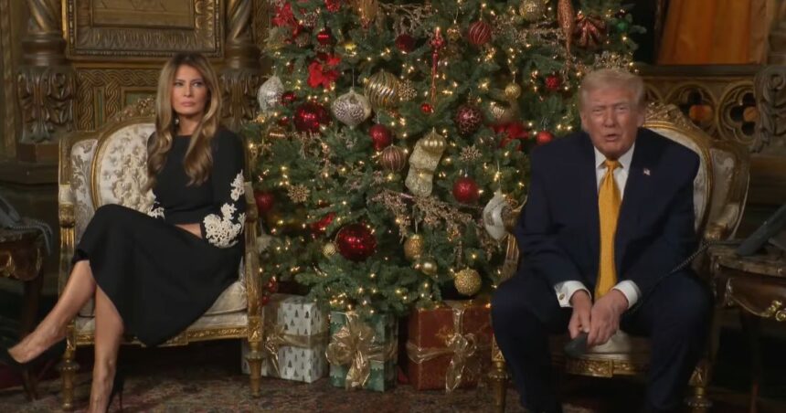 Melania and Trump's Christmas Bash