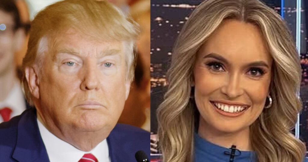 Donald Trump and Kaylee McGhee White