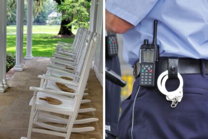 A man was arrested after his 'target practice on Christmas day kills an elderly woman in Oklahoma.