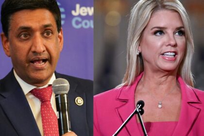 Ro Khanna and Pam Bondi