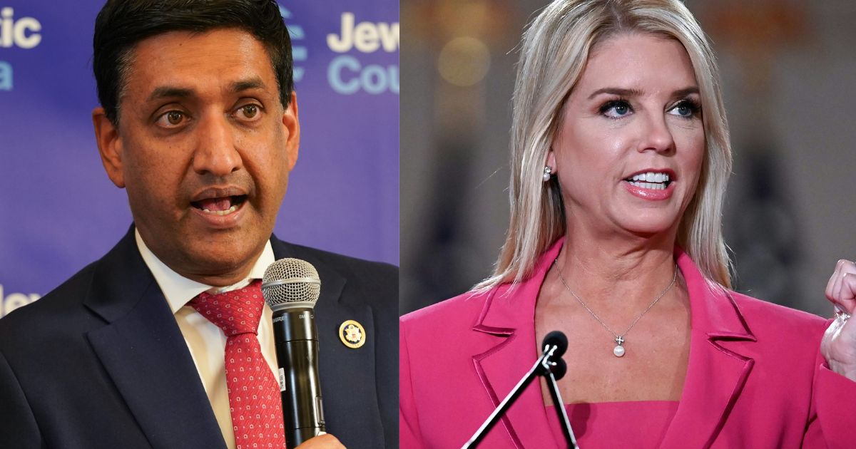 Ro Khanna and Pam Bondi