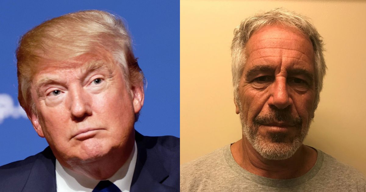Donald Trump and Jeffrey Epstein