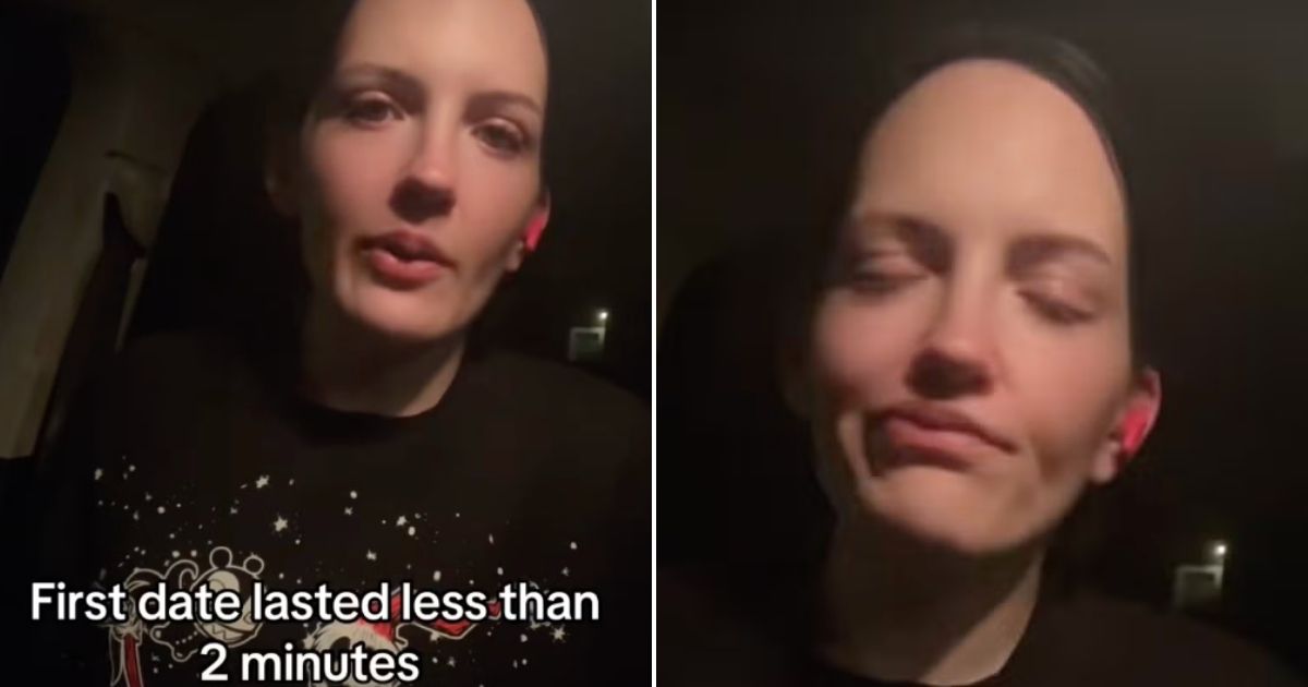 A woman shared details about her horrible '2 minute' first date.