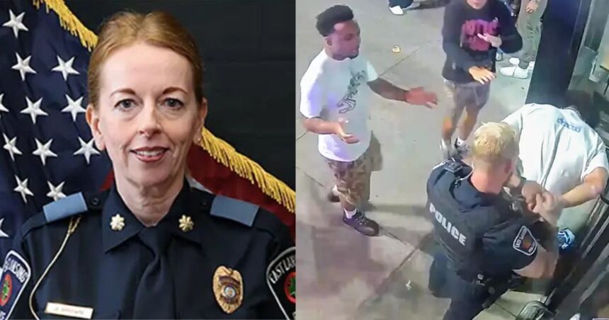 michigan police arrested two black men