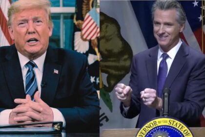 newsom took over trump