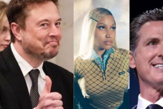 nicki minaj mocked gavin newsom