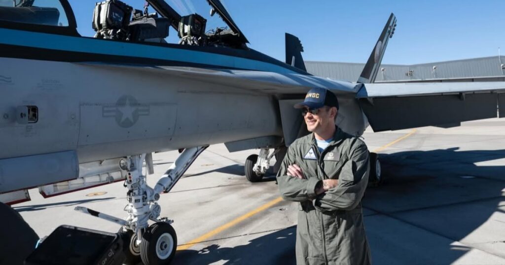 Pete Hegseth visited Naval Air Station Fallon.