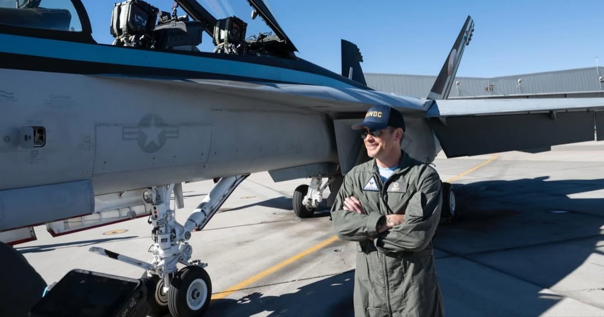 Pete Hegseth visited Naval Air Station Fallon.