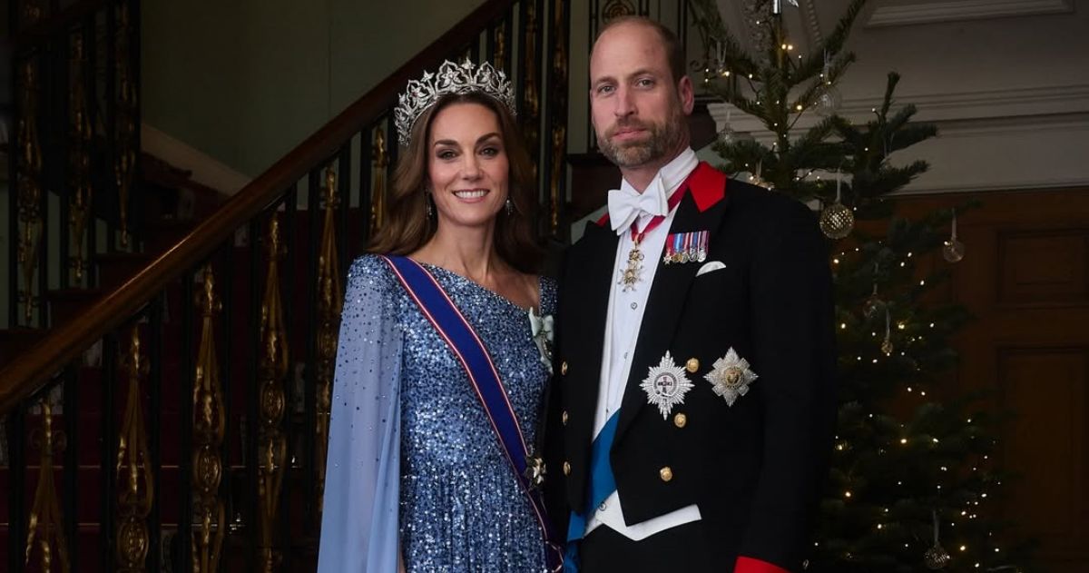 Prince William and Kate Middleton's family Christmas photo sparked an online debate