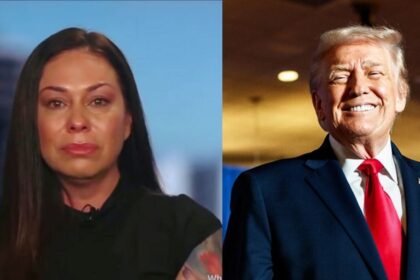 Donald Trump and Haley Robson