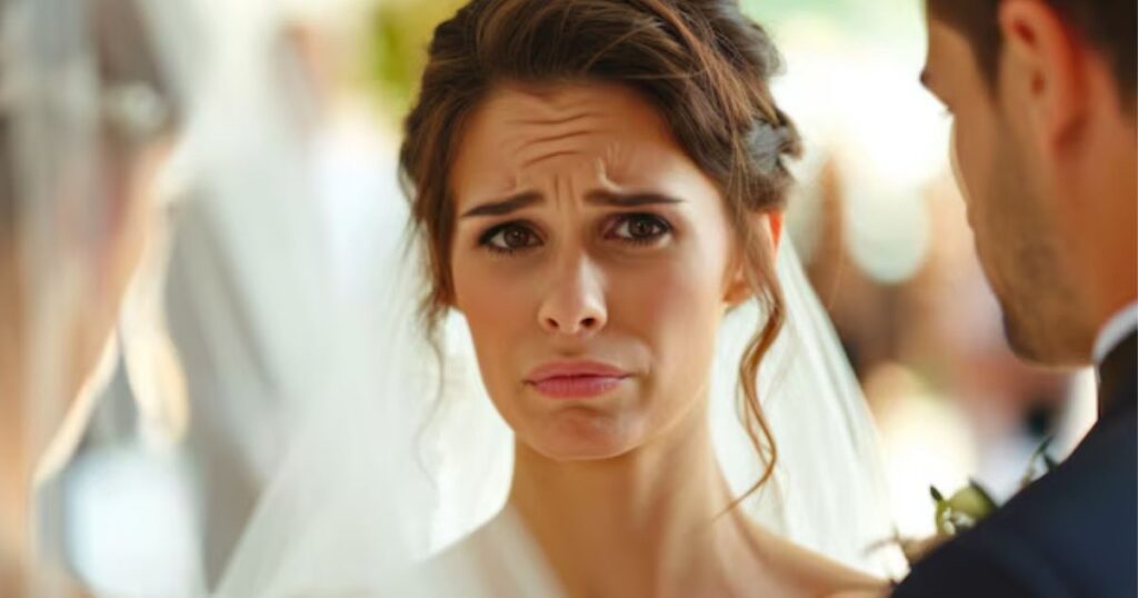 A bride shared her story on Reddit