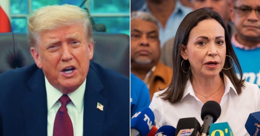 Trump and Maria Corina Machado