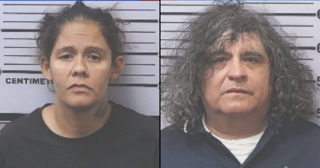 Alabama couple arrested after they forced their 14-year-old daughter to live alone with a dead dog in the closet.