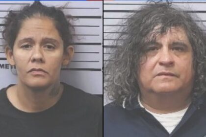 Alabama couple arrested after they forced their 14-year-old daughter to live alone with a dead dog in the closet.