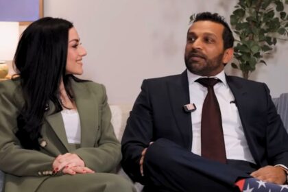 Alexis Wilkins speaks out against online conspiracy theories targeting her relationship with FBI Director Kash Patel