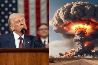 Are Donald Trump’s recent decisions and policies pushing us for another World War III? (left- (@POTUS|X.com) and ( right- via https://www.publicdomainpictures.net).