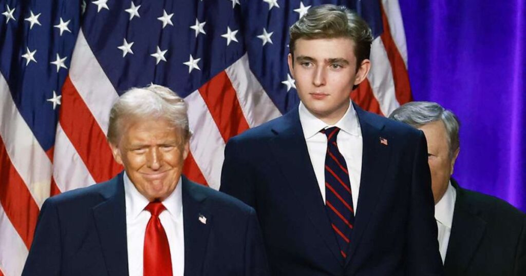 Barron Trump, Donald Trump
