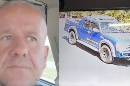 British man Anthony James Condron is accused of killing his wife in Thailand and fleeing in a white Isuzu vehicle. (@ChromeCrumpet|X.com).