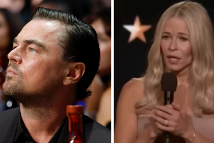 Leonardo DiCaprio and Chelsea Handler pictured at the Critics Choice Awards