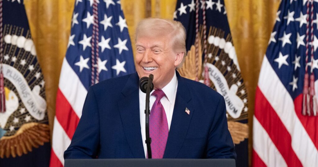 Donald Trump’s off-script rant leaves internet in an amusing riot once more