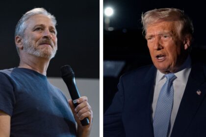 Jon Stewart’s ‘Hitler’ swipe on Donald Trump turns meme gold on the internet