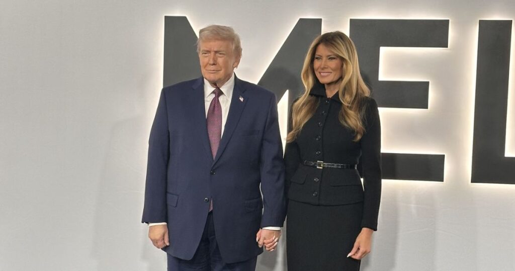 Donald and Melania Trump's Kids Not Seen In Movie Premiere