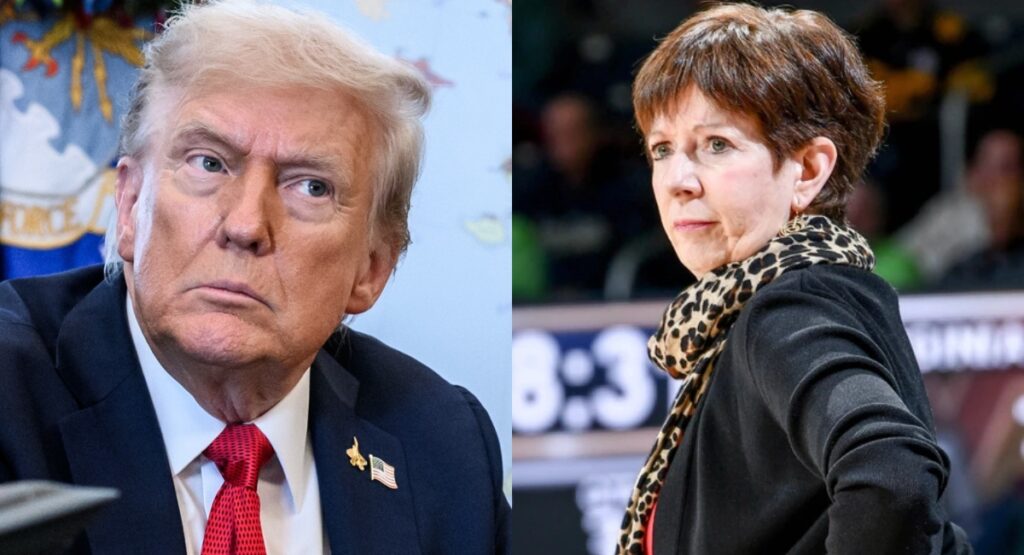 Donald Trump and Muffet McGraw