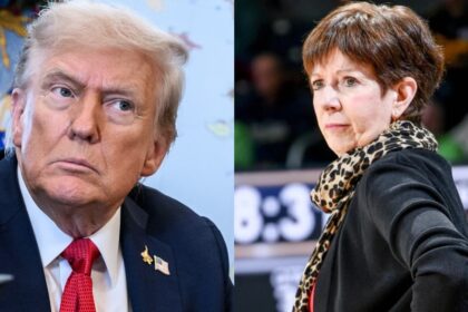 Donald Trump and Muffet McGraw