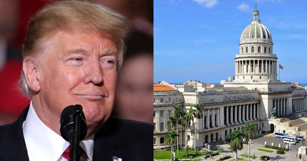 Donald Trump said Cuba is ready to fall since they get most of their income from Venezuela.