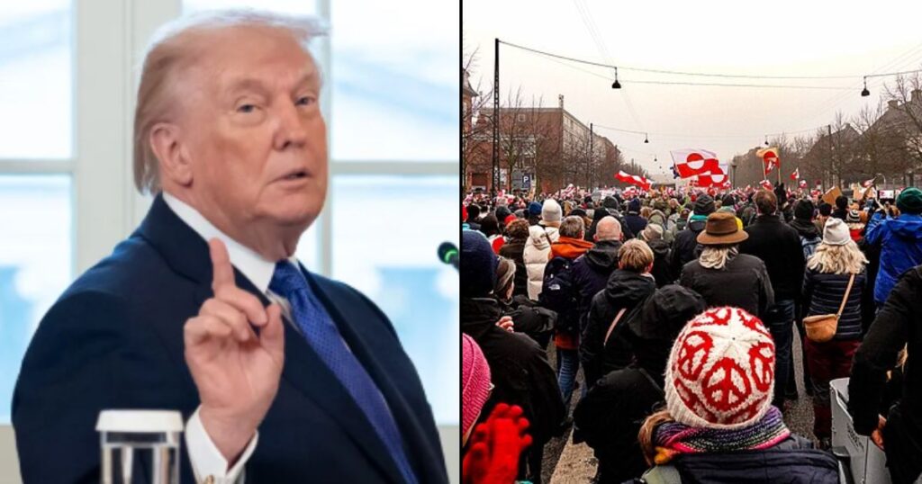 Protests erupt in Greenland after Donald Trump's takeover threat