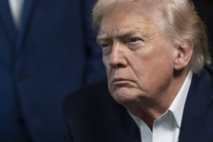 Donald Trump pictured during an event.